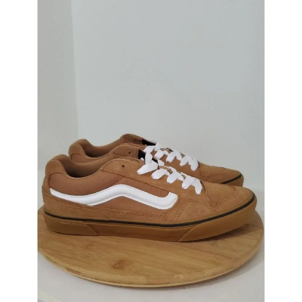 Vans Caldron Men's Suede Casual Sneakers Chipmunk Brown Size 11 NIB